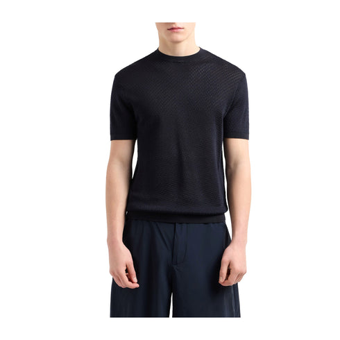 Emporio Armani Maglia Maglia Uomo lavorazione jacquard M P25 - EMPORIO ARMANIEM001572AF14851 - FB076 - M - Francavilla Moda